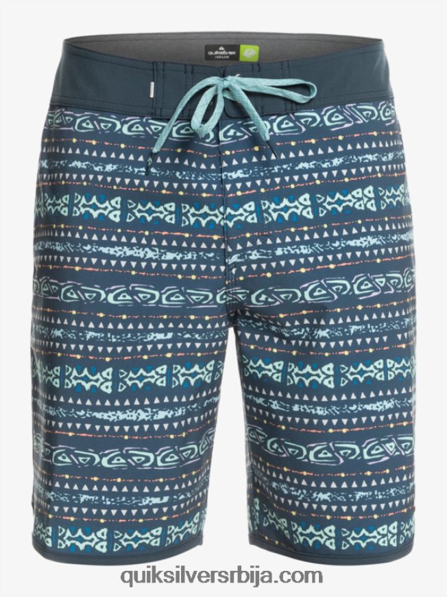 мушкарци Quiksilver сурфсилк сцаллоп 19 боардсхортс поноћна морнарица Z824VN221