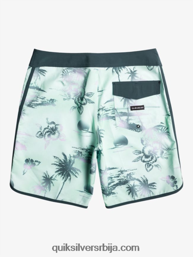 мушкарци Quiksilver сурфсилк сцаллоп 19 боардсхортс стакло за плажу Z824VN222
