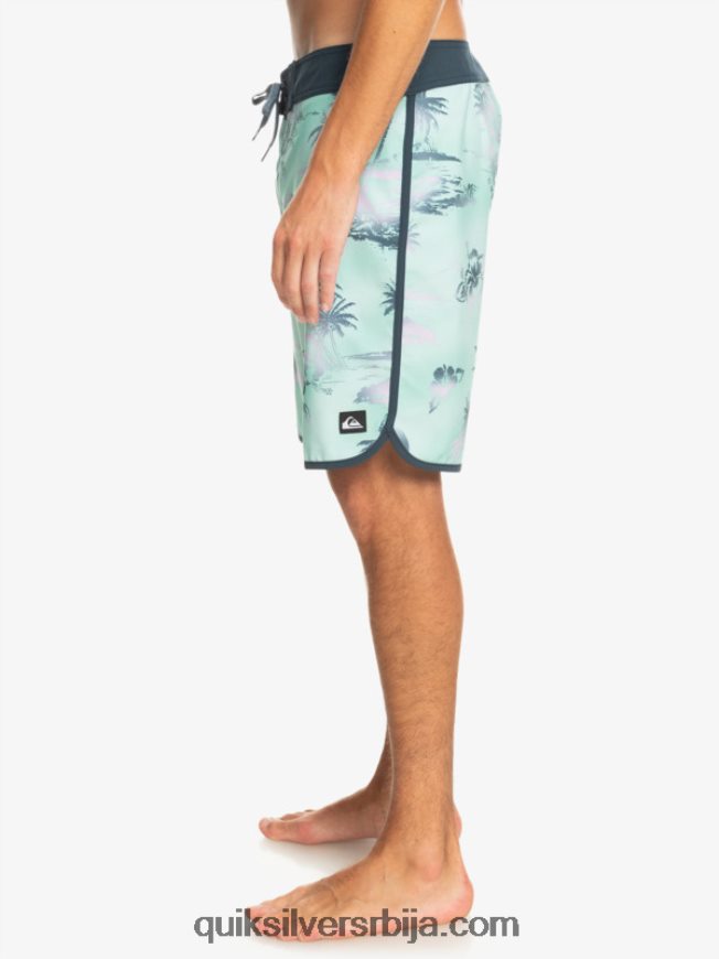мушкарци Quiksilver сурфсилк сцаллоп 19 боардсхортс стакло за плажу Z824VN222