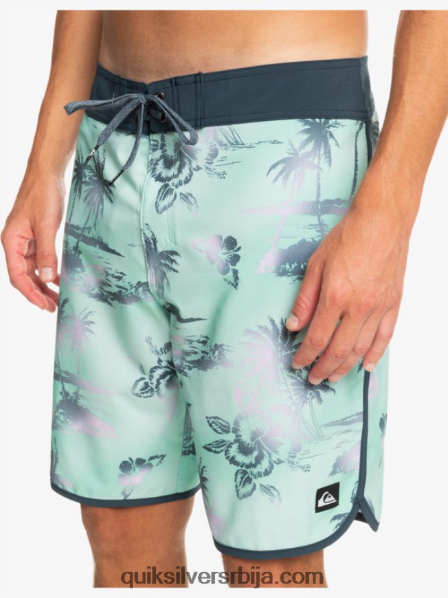 мушкарци Quiksilver сурфсилк сцаллоп 19 боардсхортс стакло за плажу Z824VN222