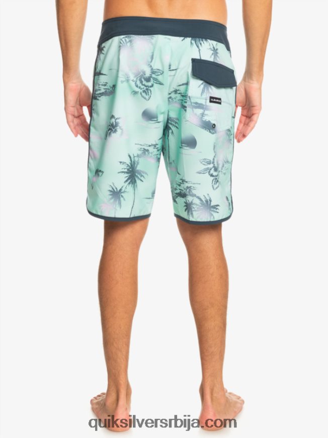 мушкарци Quiksilver сурфсилк сцаллоп 19 боардсхортс стакло за плажу Z824VN222
