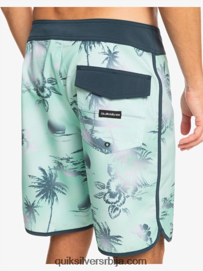 мушкарци Quiksilver сурфсилк сцаллоп 19 боардсхортс стакло за плажу Z824VN222