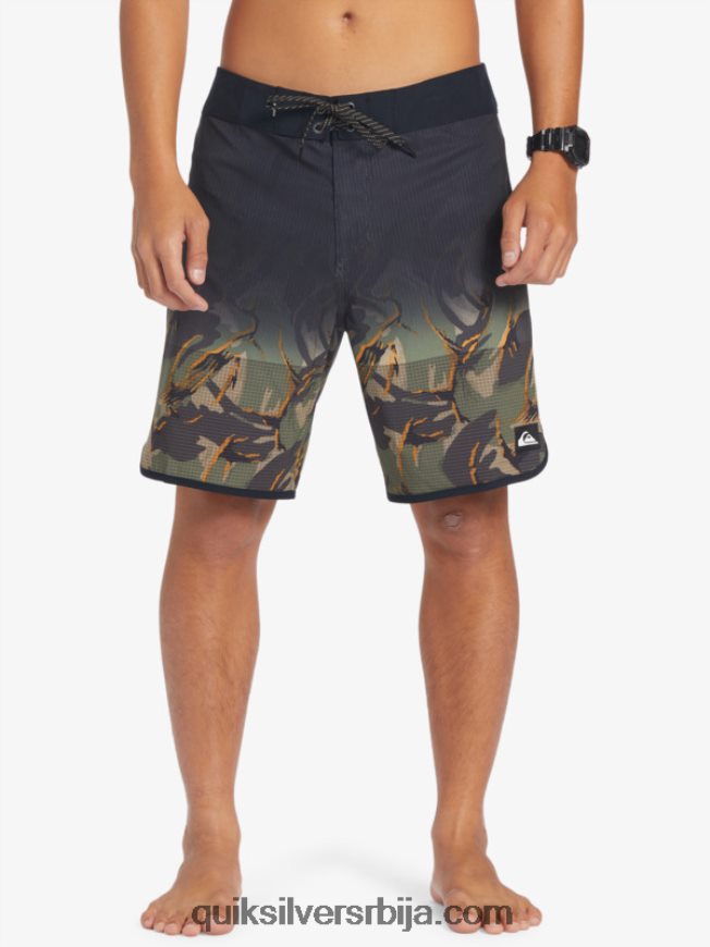 мушкарци Quiksilver хигхлите сцаллоп 19 боардсхортс детелина са четири листа Z824VN25
