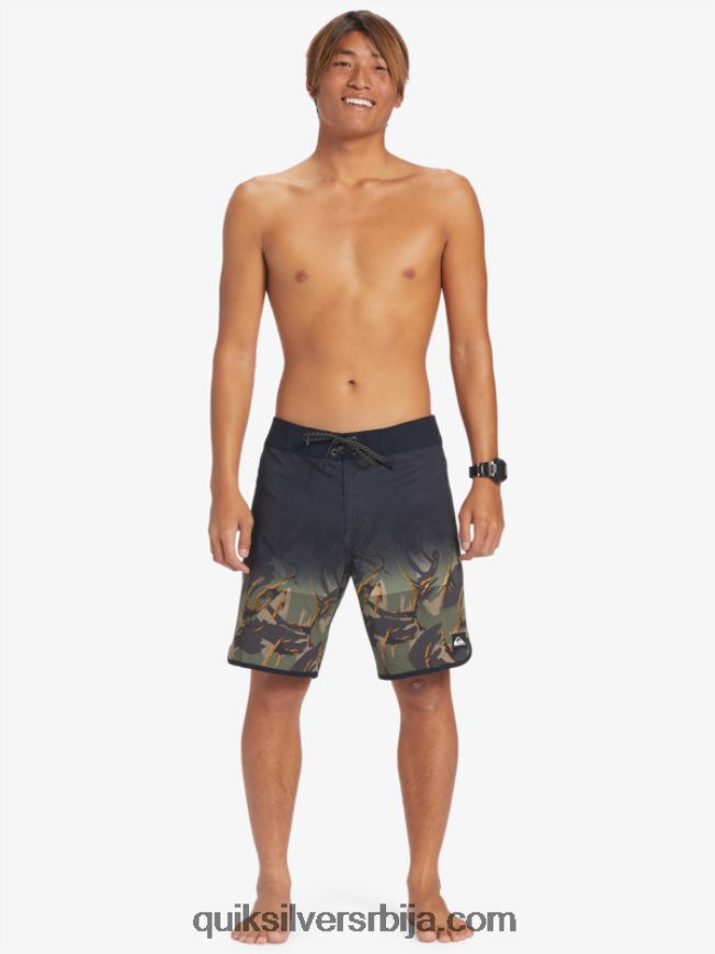 мушкарци Quiksilver хигхлите сцаллоп 19 боардсхортс детелина са четири листа Z824VN25