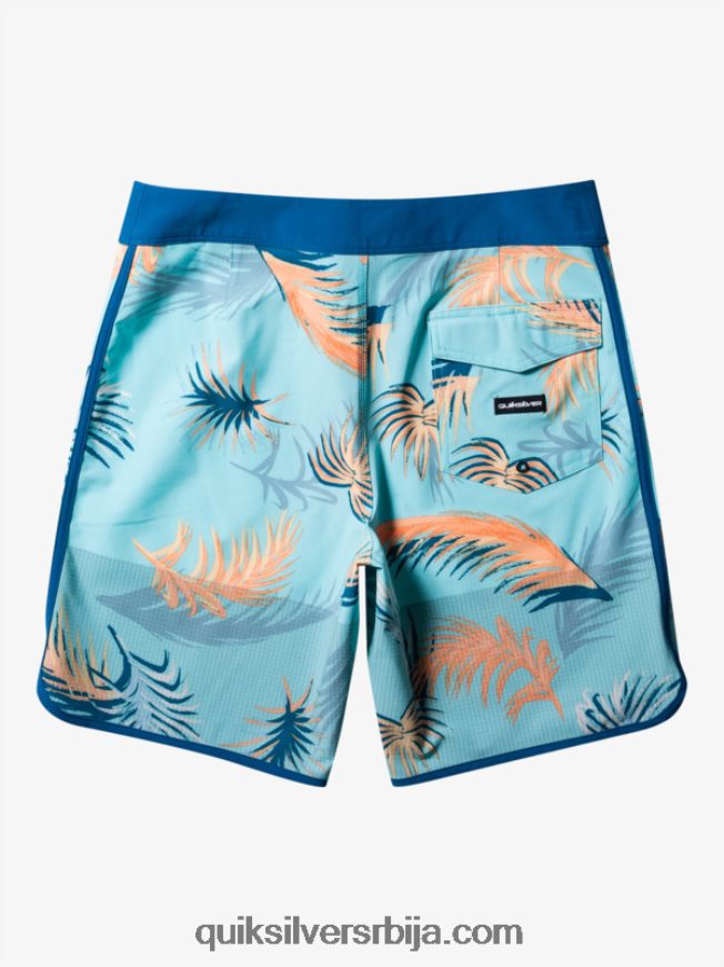 мушкарци Quiksilver хигхлите сцаллоп 19 боардсхортс мароканско плаво Z824VN27