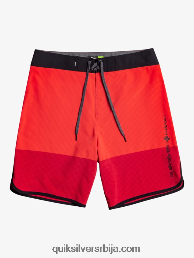 мушкарци Quiksilver хигхлите сцаллоп 19 боардсхортс високог ризика црвена Z824VN32