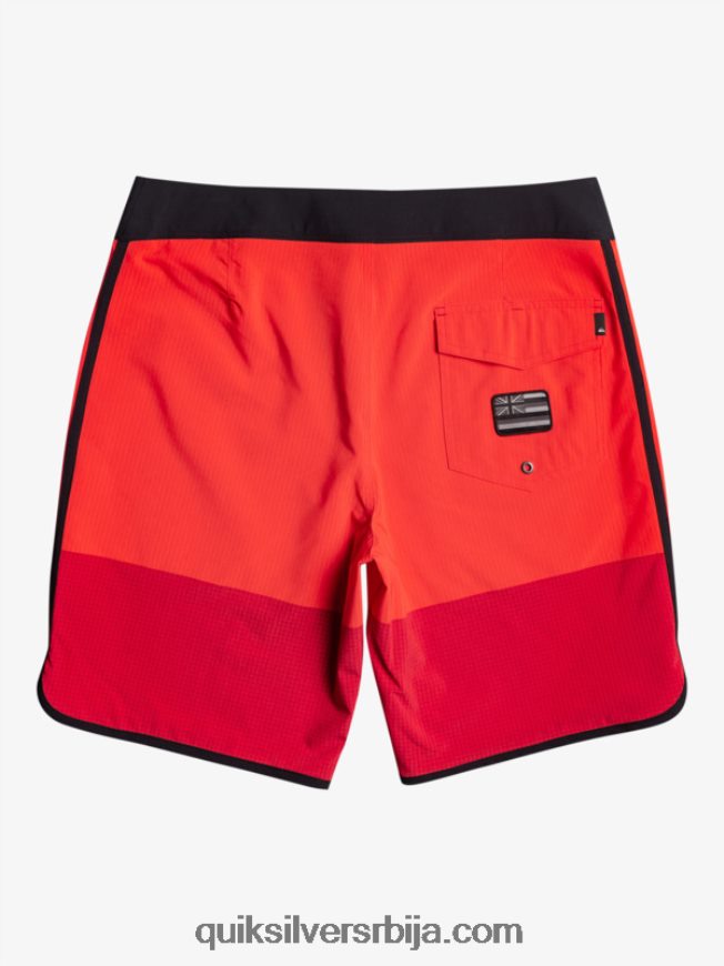 мушкарци Quiksilver хигхлите сцаллоп 19 боардсхортс високог ризика црвена Z824VN32