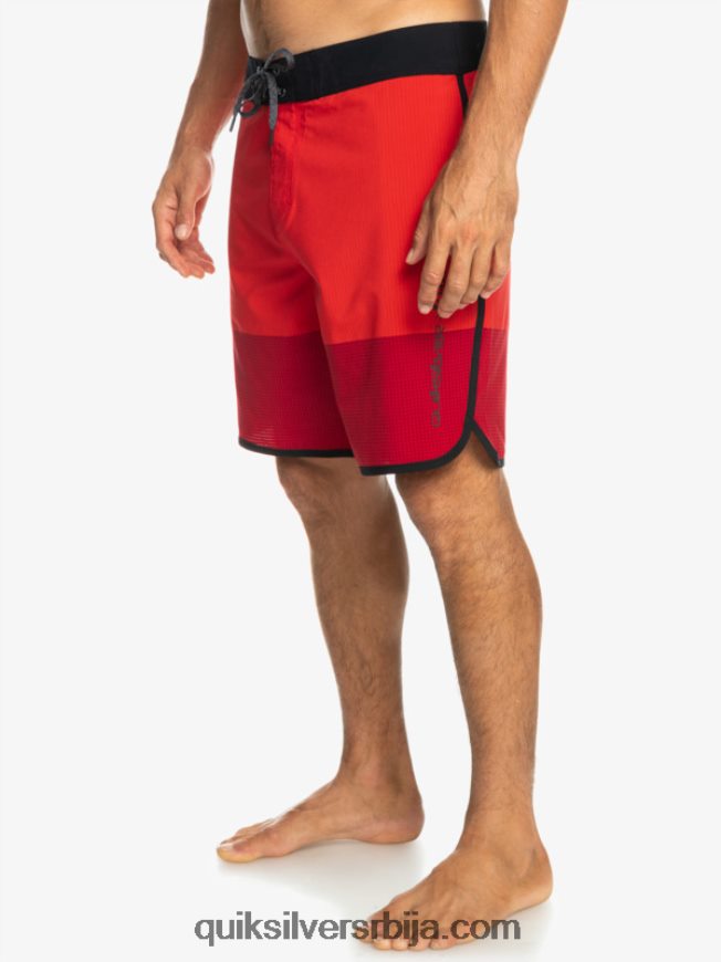 мушкарци Quiksilver хигхлите сцаллоп 19 боардсхортс високог ризика црвена Z824VN32