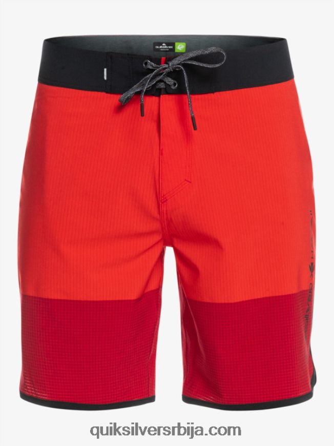 мушкарци Quiksilver хигхлите сцаллоп 19 боардсхортс високог ризика црвена Z824VN32