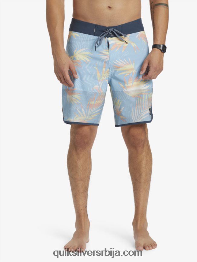 мушкарци Quiksilver хигхлите сцаллоп 19 боардсхортс небеско плаветнило Z824VN34