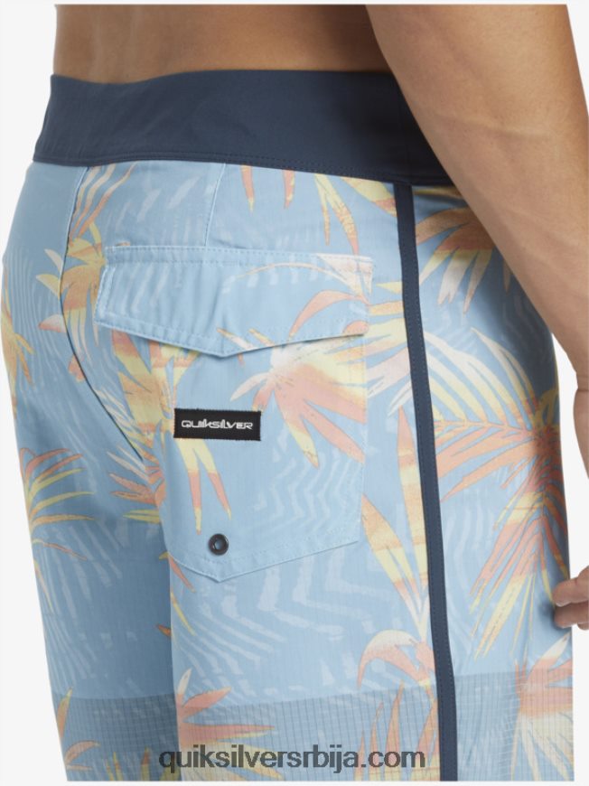 мушкарци Quiksilver хигхлите сцаллоп 19 боардсхортс небеско плаветнило Z824VN34
