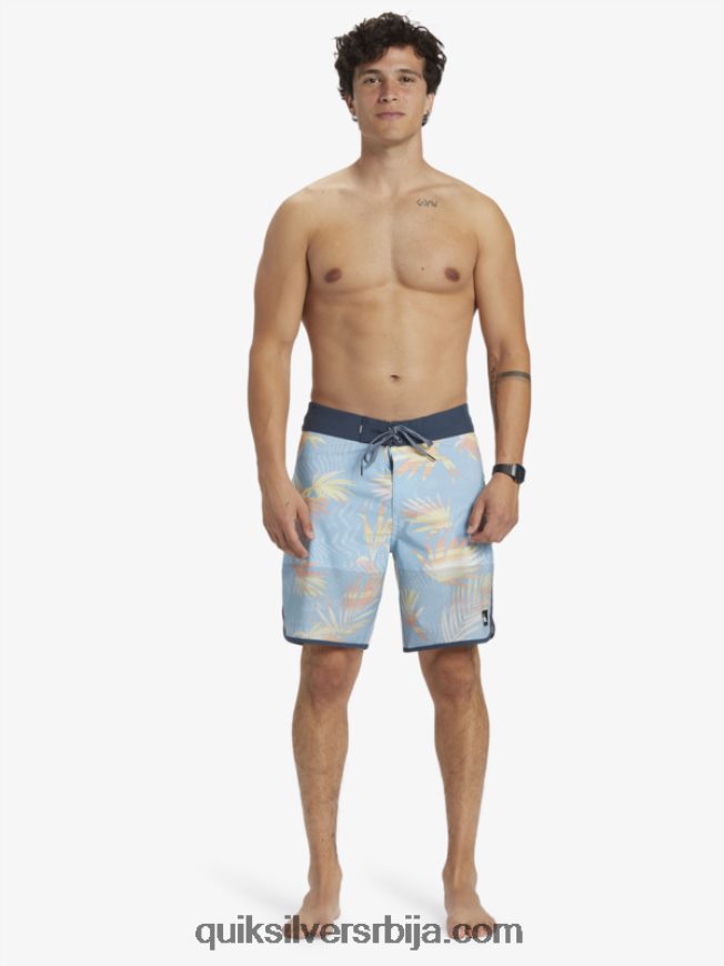 мушкарци Quiksilver хигхлите сцаллоп 19 боардсхортс небеско плаветнило Z824VN34