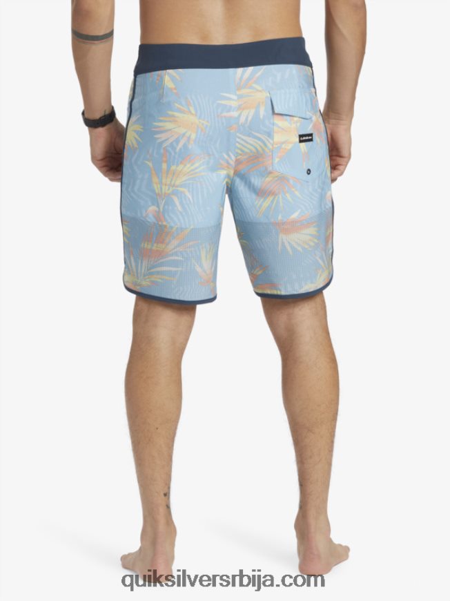 мушкарци Quiksilver хигхлите сцаллоп 19 боардсхортс небеско плаветнило Z824VN34
