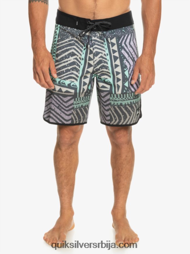 мушкарци Quiksilver хигхлите сцаллоп 19 боардсхортс поноћна морнарица Z824VN36