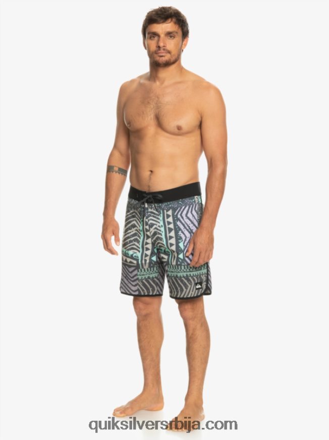 мушкарци Quiksilver хигхлите сцаллоп 19 боардсхортс поноћна морнарица Z824VN36