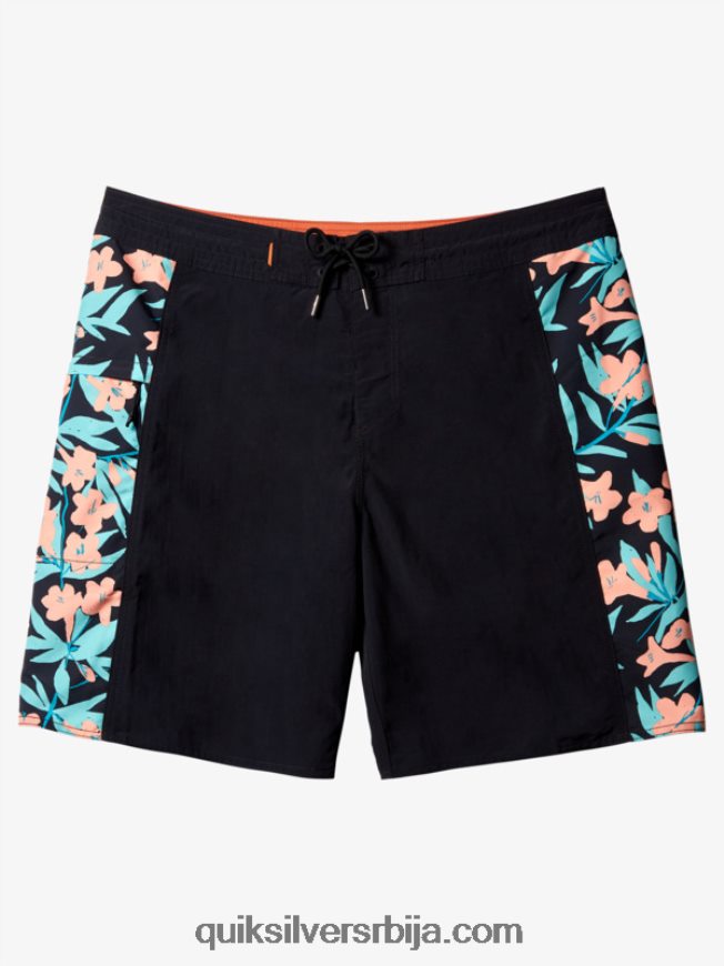 мушкарци Quiksilver ватерман цлиффсиде солид 19 боардсхортс црн Z824VN415