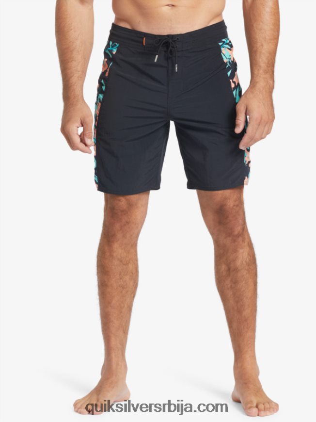 мушкарци Quiksilver ватерман цлиффсиде солид 19 боардсхортс црн Z824VN415