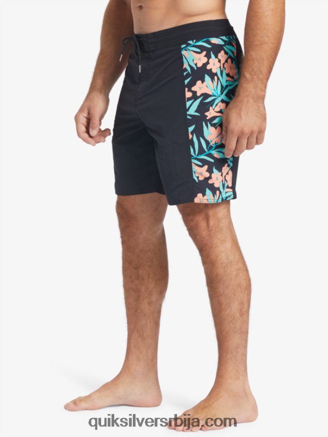 мушкарци Quiksilver ватерман цлиффсиде солид 19 боардсхортс црн Z824VN415