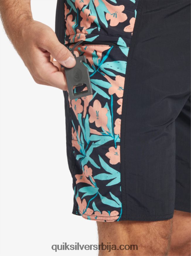 мушкарци Quiksilver ватерман цлиффсиде солид 19 боардсхортс црн Z824VN415