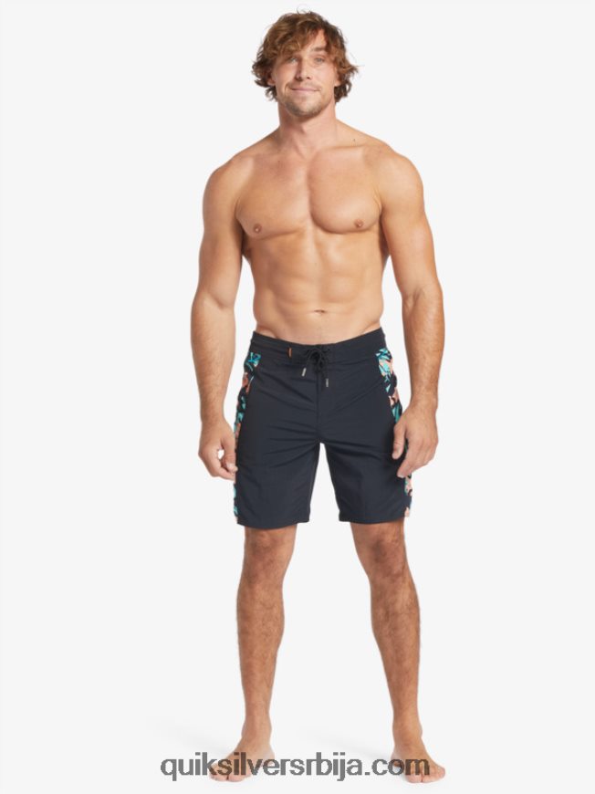 мушкарци Quiksilver ватерман цлиффсиде солид 19 боардсхортс црн Z824VN415