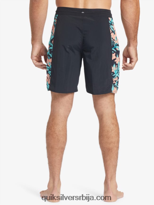 мушкарци Quiksilver ватерман цлиффсиде солид 19 боардсхортс црн Z824VN415