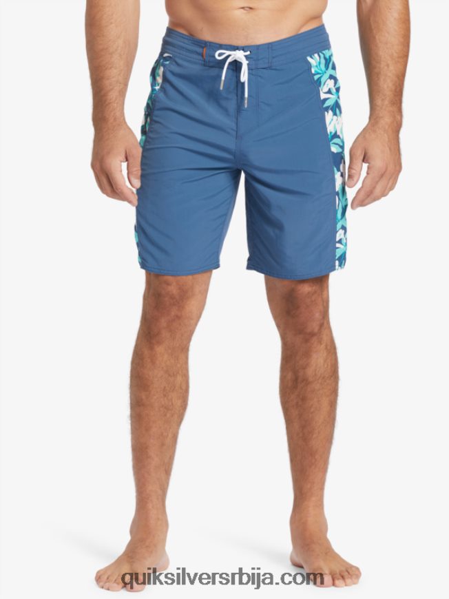 мушкарци Quiksilver ватерман цлиффсиде солид 19 боардсхортс заставник плави Z824VN416