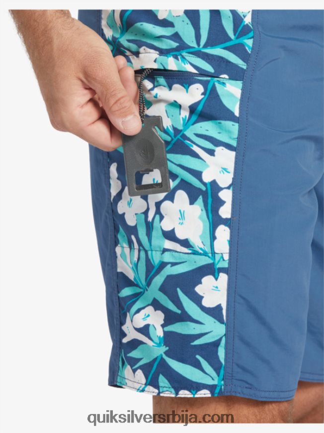 мушкарци Quiksilver ватерман цлиффсиде солид 19 боардсхортс заставник плави Z824VN416