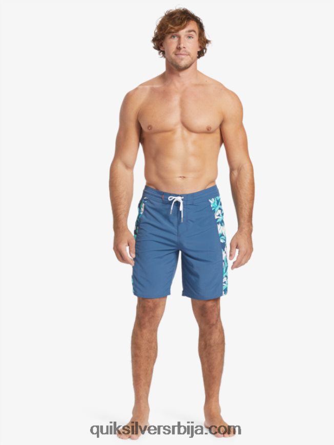 мушкарци Quiksilver ватерман цлиффсиде солид 19 боардсхортс заставник плави Z824VN416