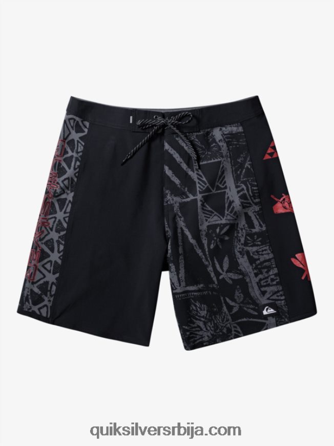 мушкарци Quiksilver сурфсилк арцх хаваии 19 боардсхортс црн Z824VN637