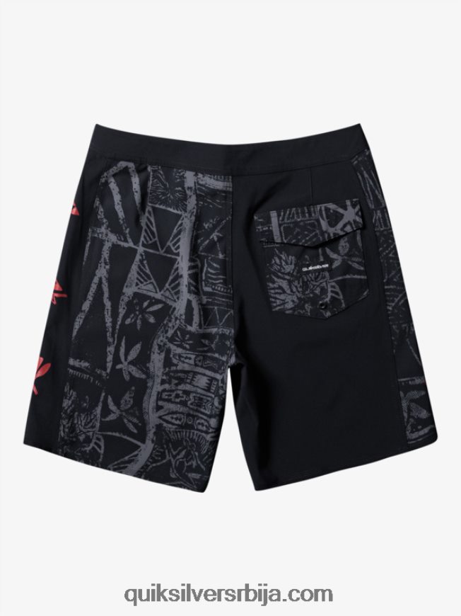 мушкарци Quiksilver сурфсилк арцх хаваии 19 боардсхортс црн Z824VN637