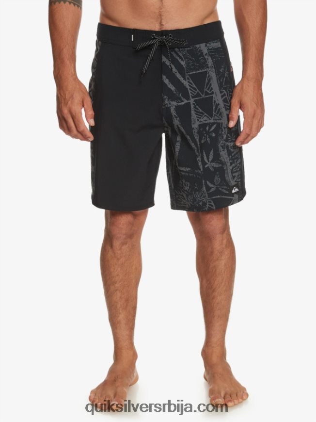 мушкарци Quiksilver сурфсилк арцх хаваии 19 боардсхортс црн Z824VN637