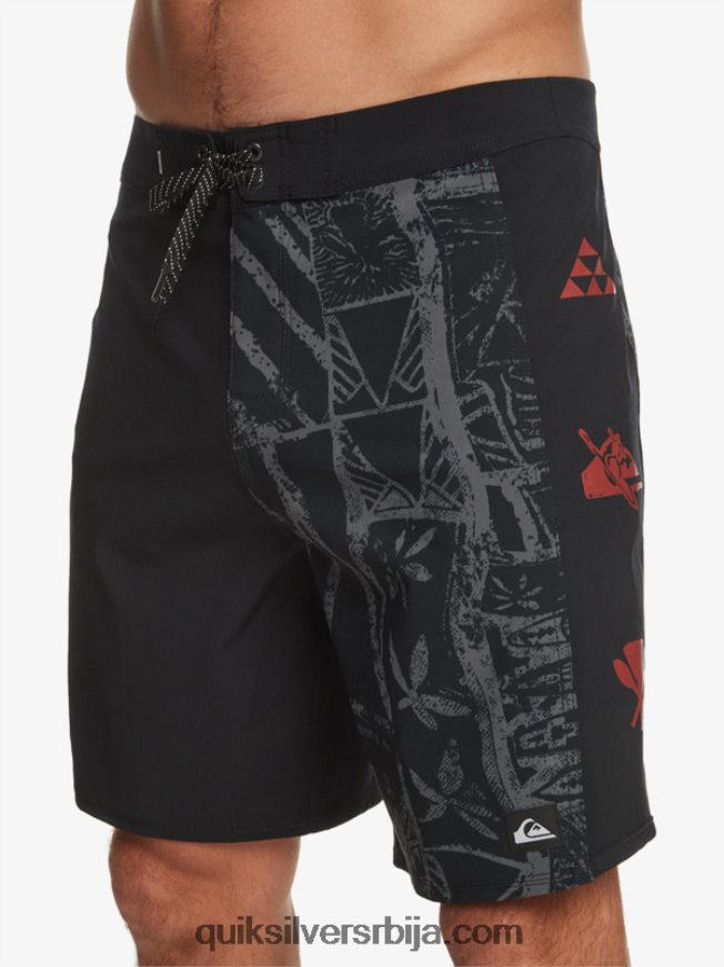мушкарци Quiksilver сурфсилк арцх хаваии 19 боардсхортс црн Z824VN637