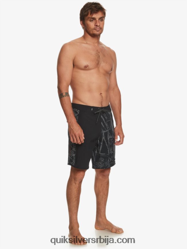 мушкарци Quiksilver сурфсилк арцх хаваии 19 боардсхортс црн Z824VN637