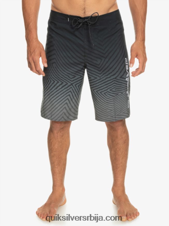 мушкарци Quiksilver свакодневни варп фаде 20 боардсхортс црн Z824VN1281