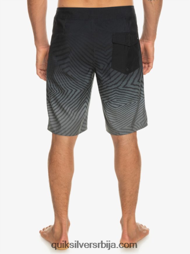 мушкарци Quiksilver свакодневни варп фаде 20 боардсхортс црн Z824VN1281