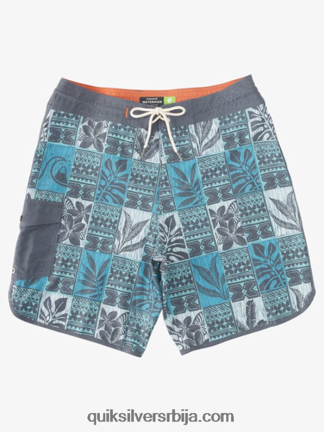 мушкарци Quiksilver Ватерман Леаф бокес сцаллоп 20 боардсхортс капри поветарац лист бс Z824VN1299