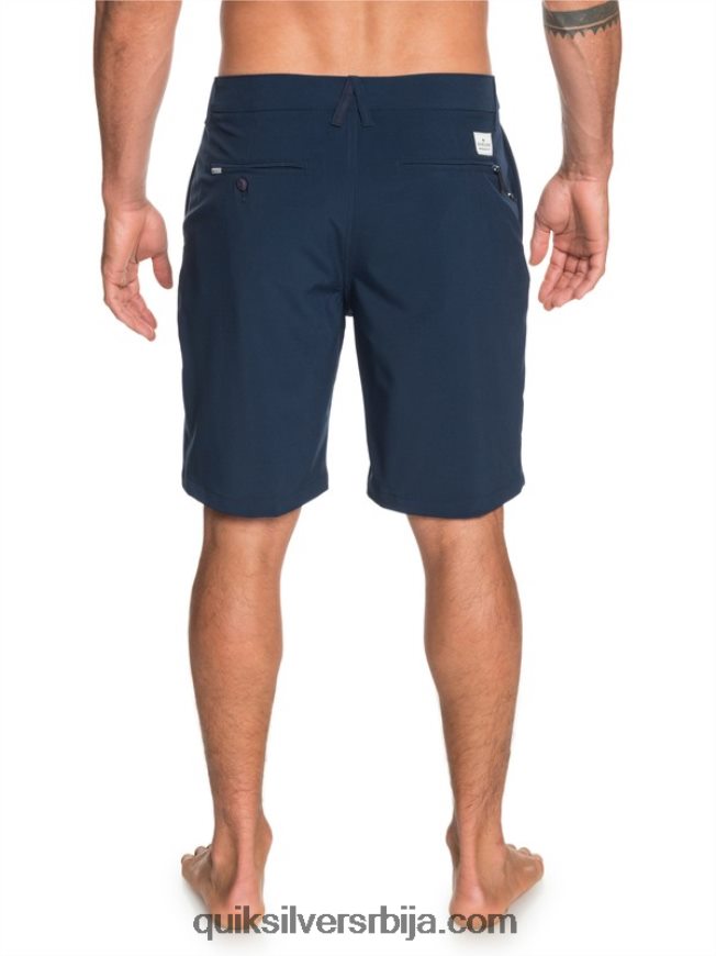мушкарци Quiksilver унион ампхибиан 20 хибрид схортс морнарски сако Z824VN1318
