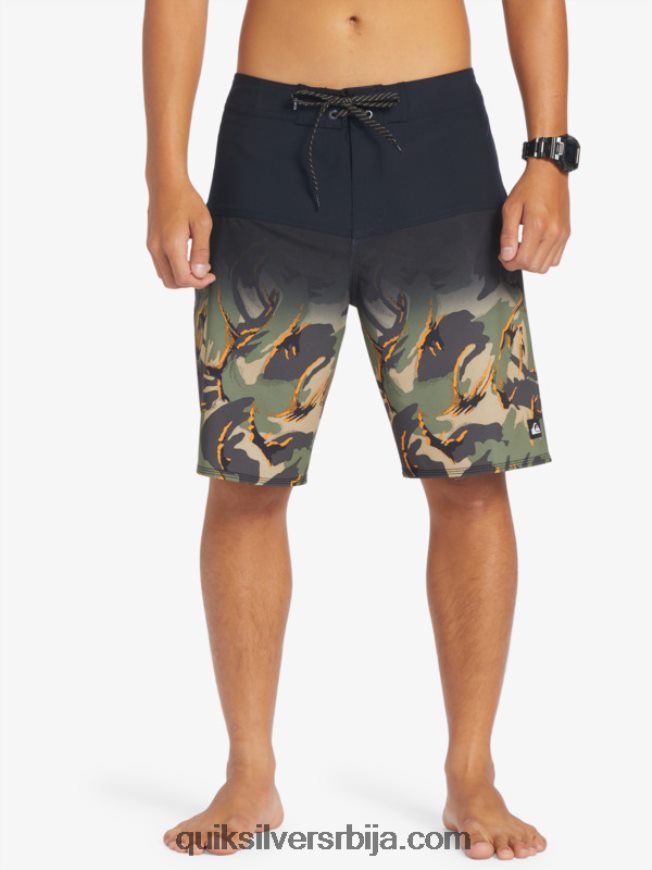 мушкарци Quiksilver сурфсилк панел 20 боардсхортс црн Z824VN131
