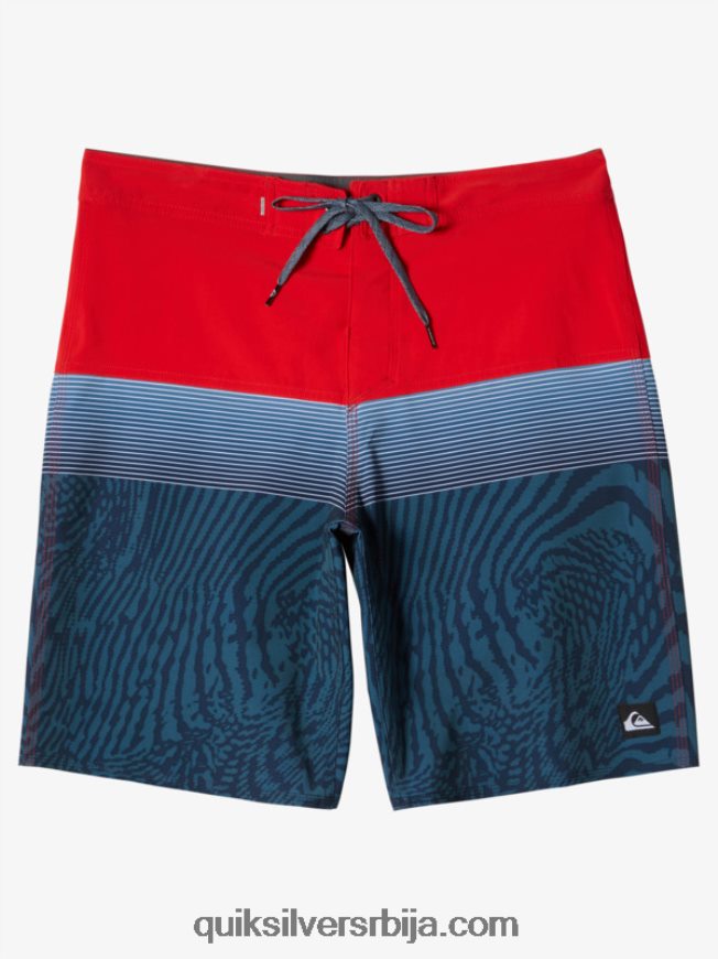 мушкарци Quiksilver сурфсилк панел 20 боардсхортс високог ризика црвена Z824VN132