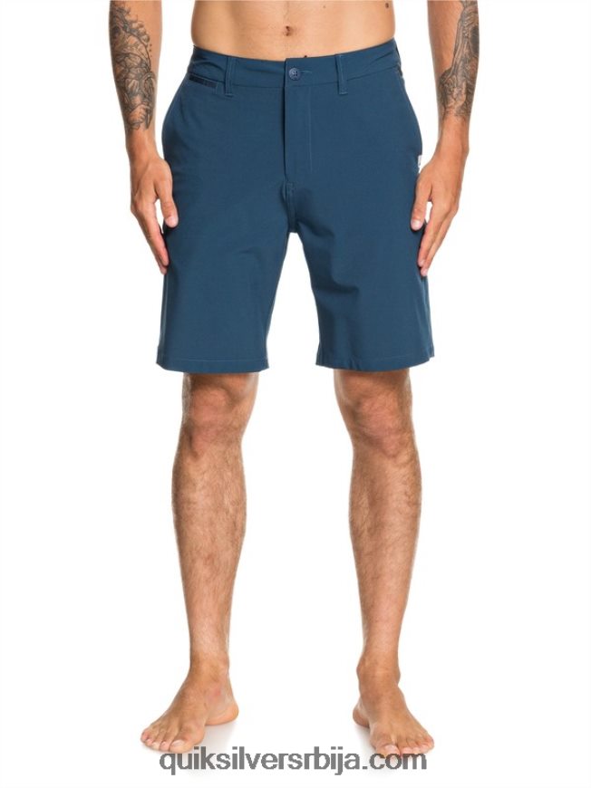 мушкарци Quiksilver унион ампхибиан 20 хибрид схортс мајолика плава Z824VN1320