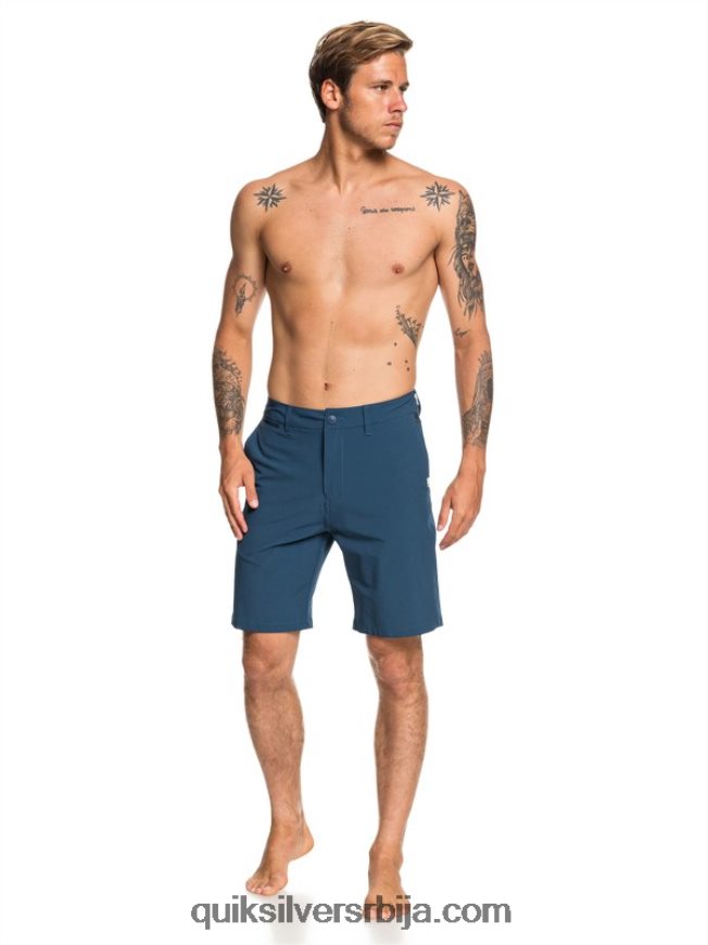 мушкарци Quiksilver унион ампхибиан 20 хибрид схортс мајолика плава Z824VN1320