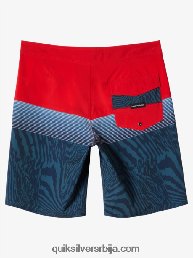 мушкарци Quiksilver сурфсилк панел 20 боардсхортс високог ризика црвена Z824VN132