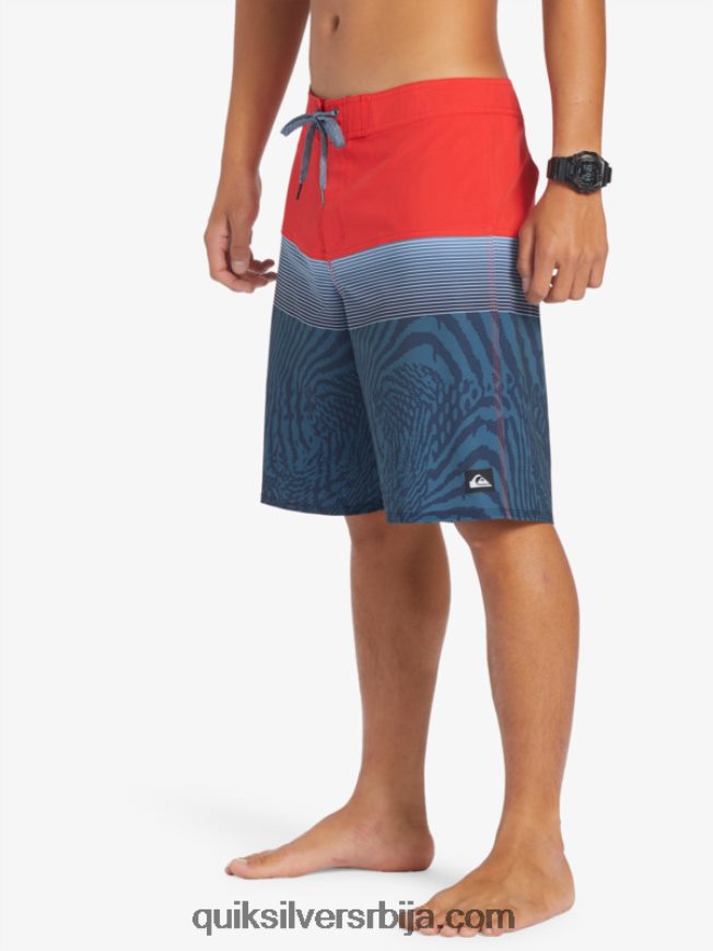 мушкарци Quiksilver сурфсилк панел 20 боардсхортс високог ризика црвена Z824VN132