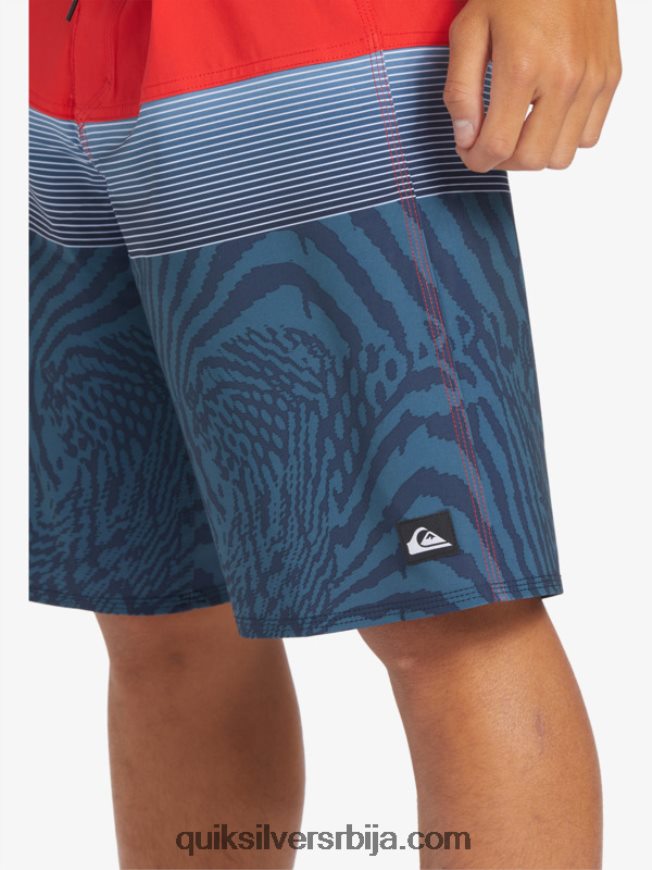 мушкарци Quiksilver сурфсилк панел 20 боардсхортс високог ризика црвена Z824VN132