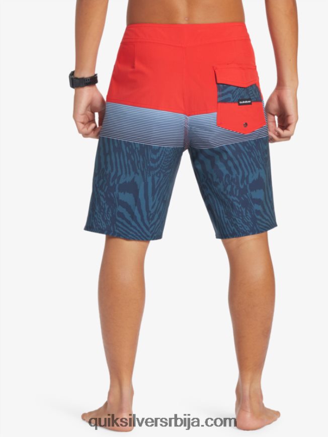 мушкарци Quiksilver сурфсилк панел 20 боардсхортс високог ризика црвена Z824VN132