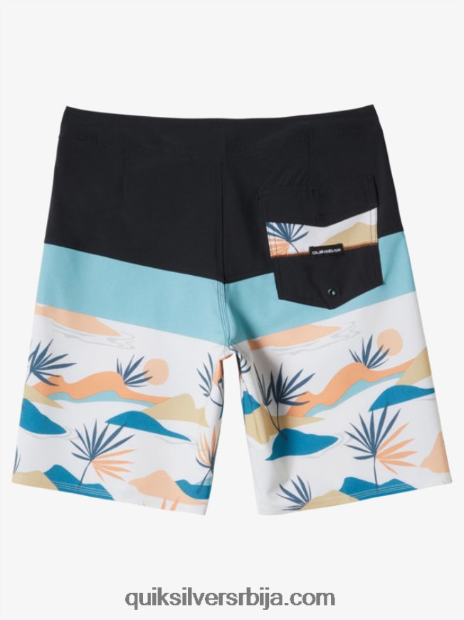 мушкарци Quiksilver сурфсилк панел 20 боардсхортс гвоздена капија Z824VN133