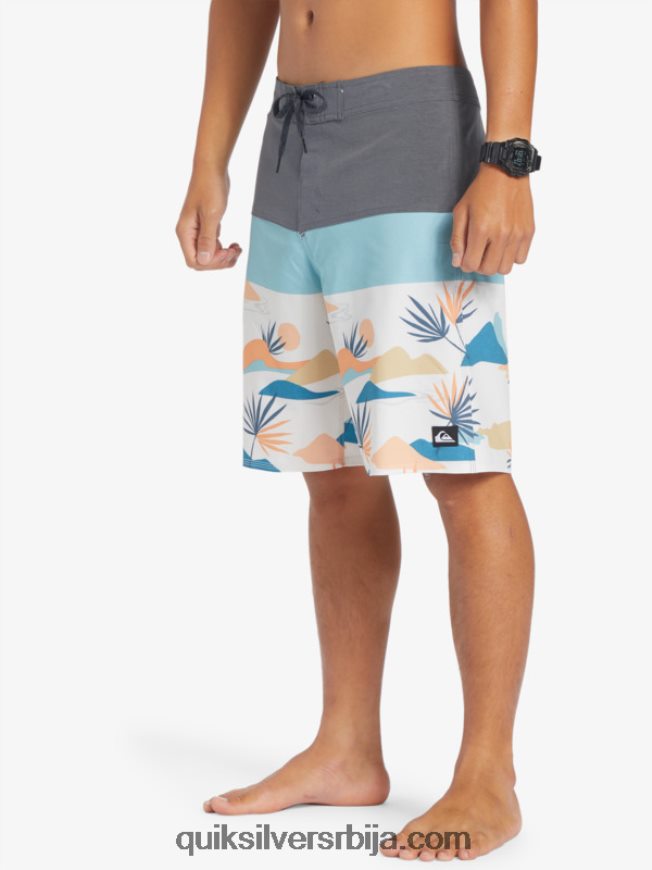 мушкарци Quiksilver сурфсилк панел 20 боардсхортс гвоздена капија Z824VN133
