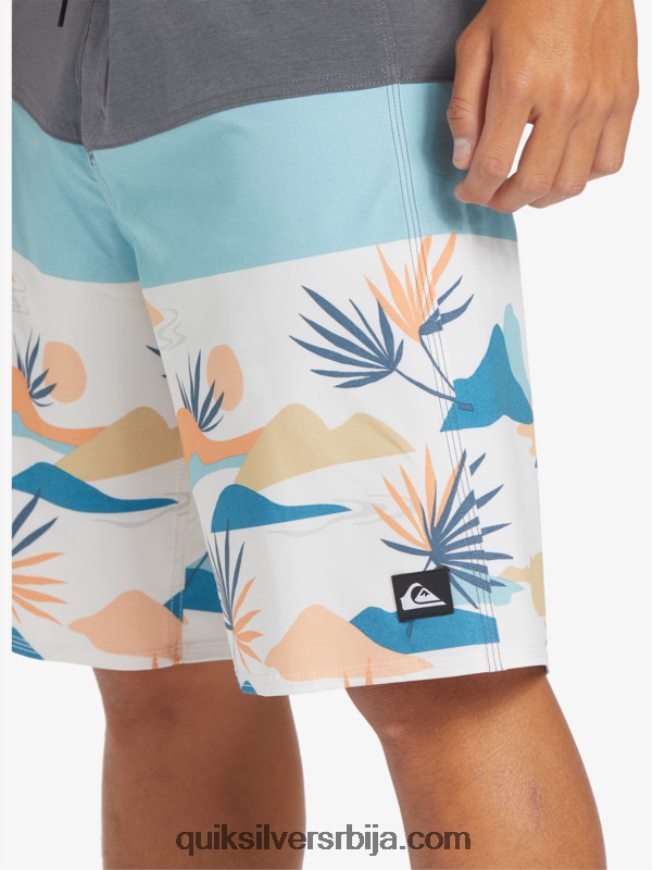 мушкарци Quiksilver сурфсилк панел 20 боардсхортс гвоздена капија Z824VN133
