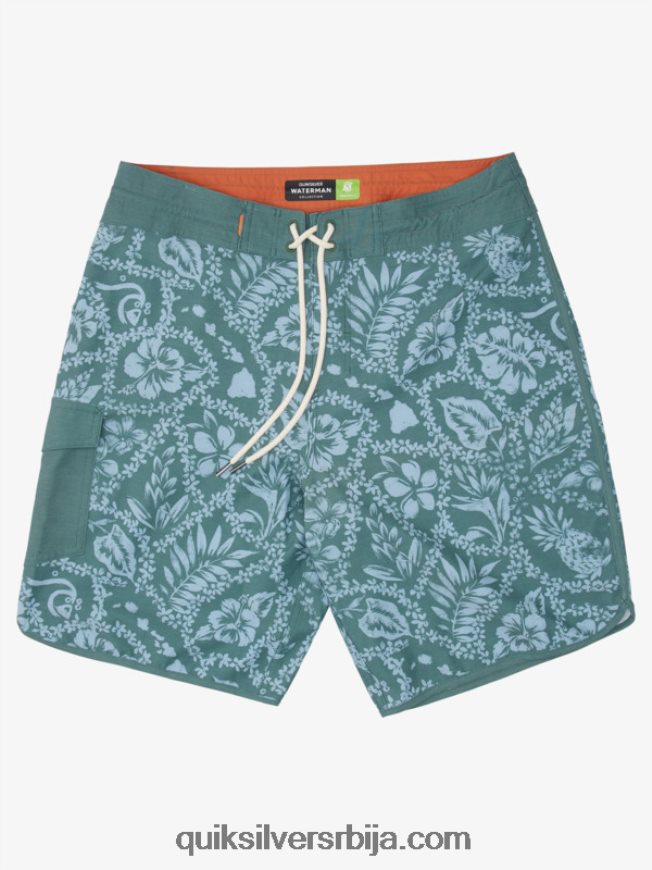 мушкарци Quiksilver ватерман долазак леи 20 сцаллоп боардсхортс дим бор долазак леи Z824VN1418