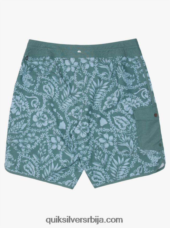 мушкарци Quiksilver ватерман долазак леи 20 сцаллоп боардсхортс дим бор долазак леи Z824VN1418